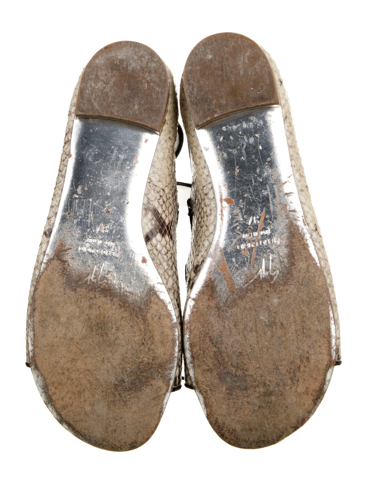 Giuseppe Zanotti Snakeskin Animal Print Lace-Up Boots